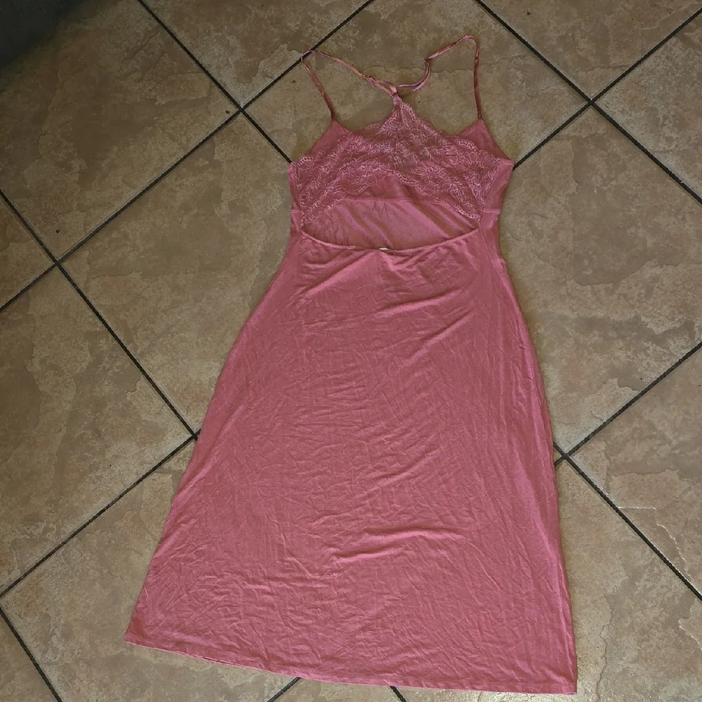 VICTORIA SECRET- Elegant Pink Slip Dress - Picture 2 of 3